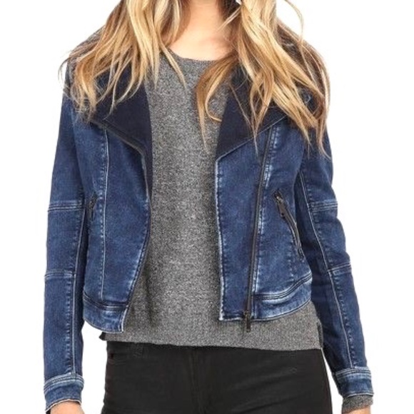 Mavi Janet Jean Jacket Dark Wash Denim BLJ - Picture 3 of 8